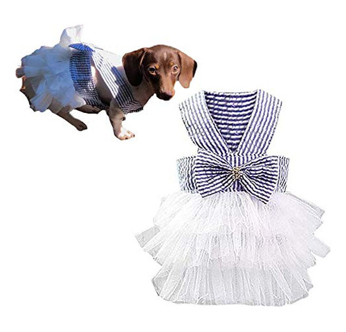 Mascota Ropa De Vestir Elegante Lindo Perro Vestido Del...