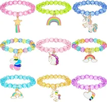 Comprar Pulseras Unicornio Coloridas, 9 Unidades, Regalo Cumpleaños