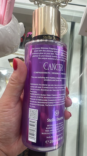 Stella Dastin Luxury Shimmer Cancer Body Splash