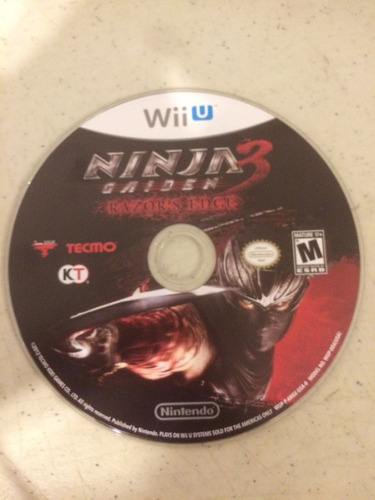 Wii U Ninja Gaiden 3 Razors Edge Blakhelmet E
