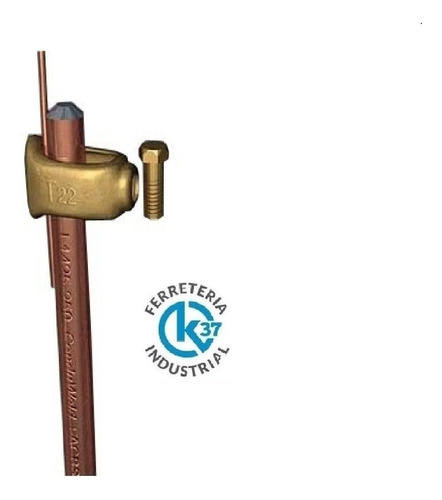 Imagen 2 de 4 de Jabalina De Cobra Descarga Tierra 1.50 Mts Con Morceto