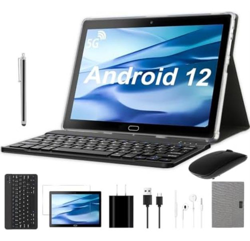 Mookia Android 12 Tablet Tablet De 10 Pulgadas Con Teclado 2