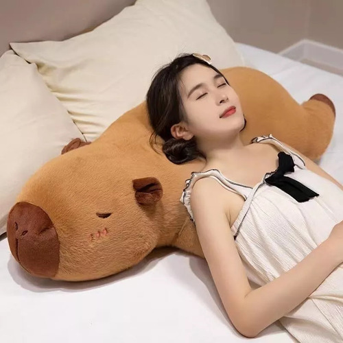 - Almohada De Peluche Con Forma De Carpincho De 70 Cm De
