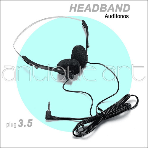 A64 Audifonos Vintage Stereo Headphones Plug 3.5 Walkman