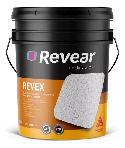 Revear Revex Revestimiento Acrilico Fino X 25 Kg Color Beige Almendra