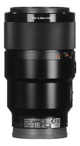 Objetiva Sony Fe Fullframe 90mm F/2.8 G Oss E-mount