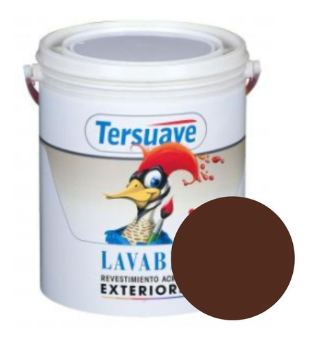 Pintura Exterior Lavable Látex Color A Tersuave 4 L Ambito Color Marron Chocolate
