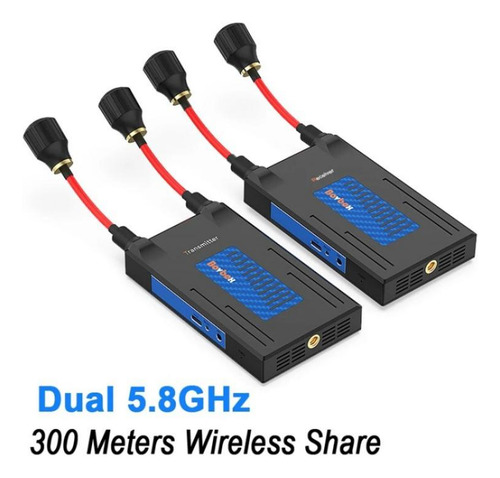 Extensor Hdmi Inalámbrico De 300 M, Enchufe Británico