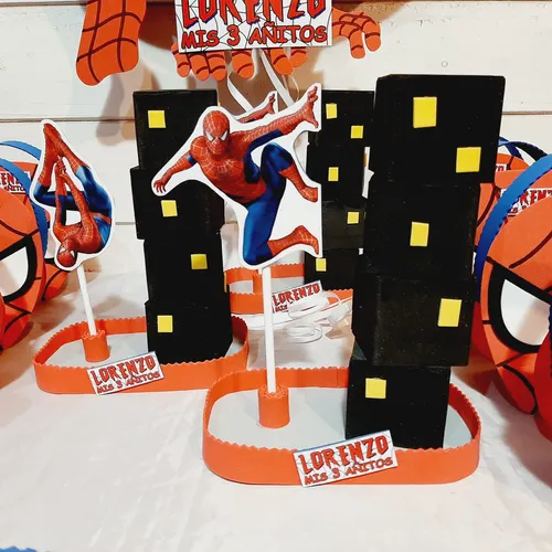 Cotillón Completo Para 25 Niños Hombre Araña Spiderman
