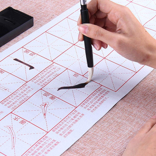 Juego De Caligrafía China Pincel Y Bolígrafo De Tinta