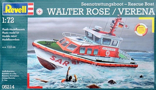Revell - Set de modelos Rescue Boat Walter Rose/Verena 1:72