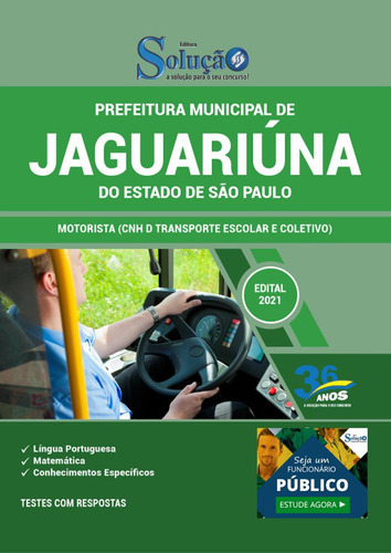 Apostila Jaguariúna - Motorisa Transporte Escolar E Coletivo