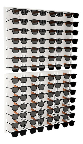 Painel De Parede Para 56 Óculos Mazzeo Expositores Me284