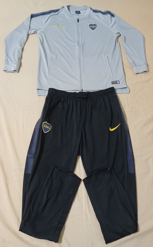 Conjunto Boca Juniors Dry Squad 2018 Gris (Usado)