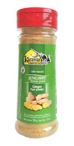 Jengibre En Polvo 50g Frasco Karavansay