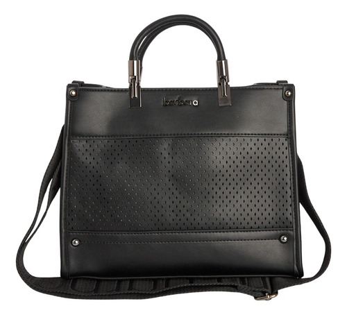 Cartera Barbara Bags Simil Cuero Correa Regulable