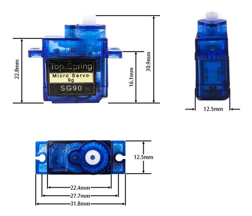 Servomotor Sg90 Micro Servo 1.8kgcm Arduino Pic Raspberry