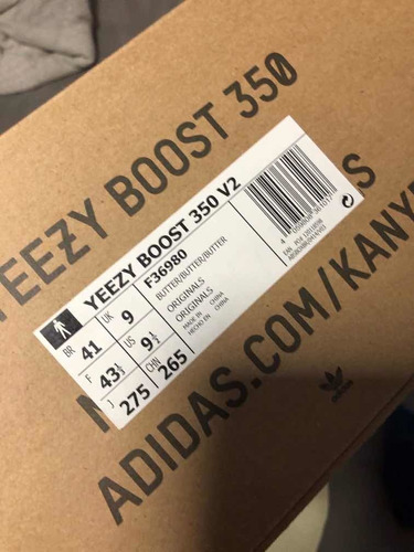 Yeezy 350 V2 Butter Size 41 Tag Br 