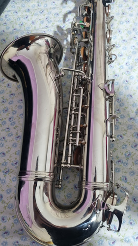 Saxofone Alto Weril Prateado Com Fonte Prateado (Usado)