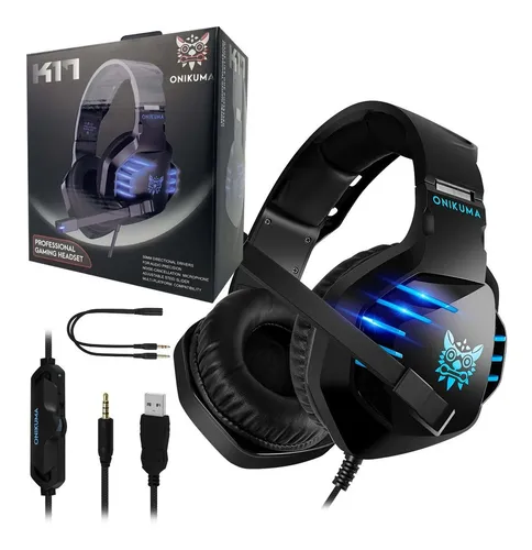 Audifonos Diadema Gamer K17 Ps4 Ps5 Xbox One S X Pc Lap Led Color