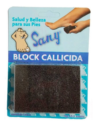 Block Callicida Sany Eliminador De Callos En Manos Y Pies