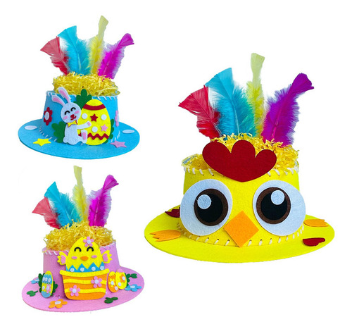 Kits De Materiales Para Capó De Pascua Diy Para Azul