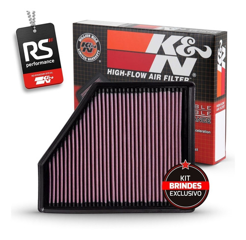 Filtro De Ar Esportivo Inbox K&n Gm Chevrolet Camaro V8 6.2