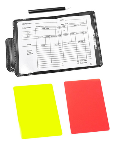 2 Paquete De 2 A 4 Juegos De Tarjetas De Árbitro 2 Piezas