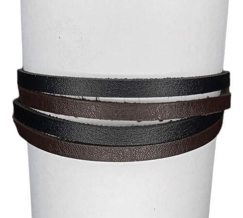 Pulseira De Couro Masculina Feminina Fé Infinita