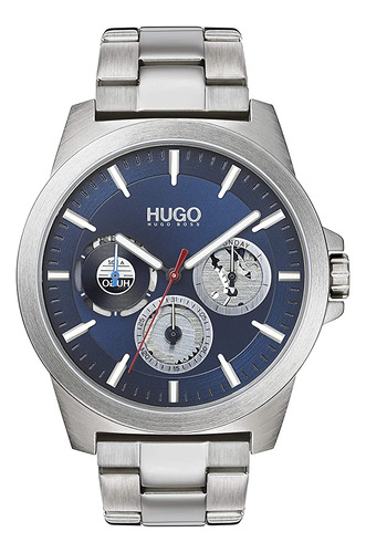 Hugo #twist - Reloj Multifunción De Cuarzo Para Hombre, Ac.