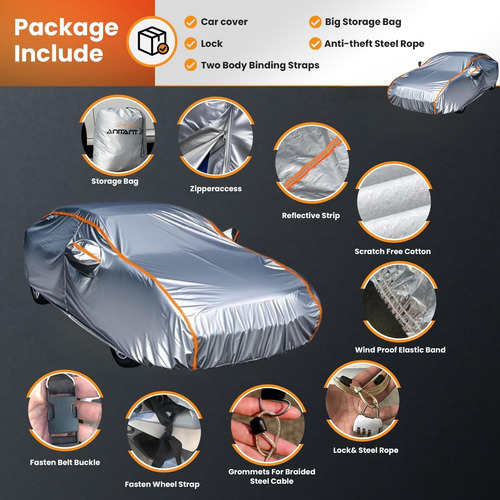 Anitant Funda Impermeable Para Automóvil Protector De