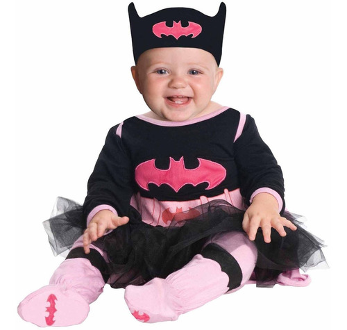 Disfraz De Batichica Para Bebé Talla 0-6 Meses Halloween