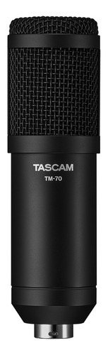 Microfono Dinamico Broadcasting Tascam Tm-70 / Abregoaudio Color Negro