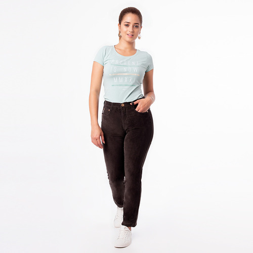 Pantalon Clasico Corduroy Stretch Mujer Diana