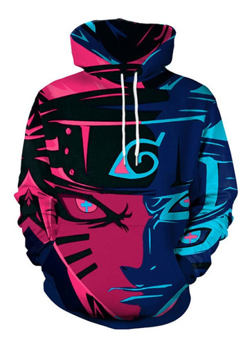 Uzumaki Naruto Shura Reencarnación 3d Sudadera Con Capucha