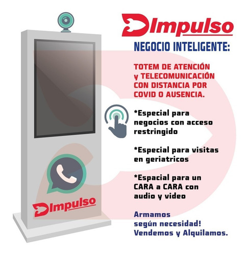 Totem Kiosco Comercio Negocio Touch Táctil