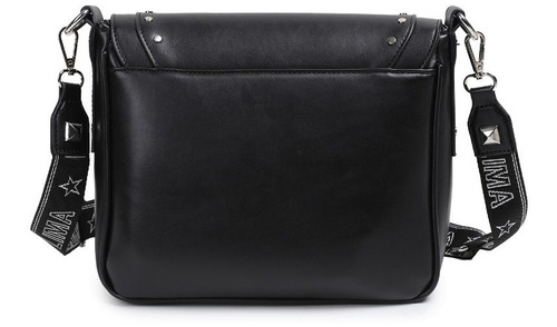 Imagen 4 de 5 de Cartera Bandolera Mujer Cuero Sintetico Lima Tachas
