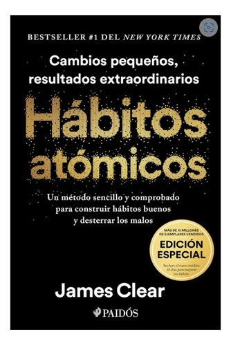 Libro Hábitos Atómicos  Edición Especial 
