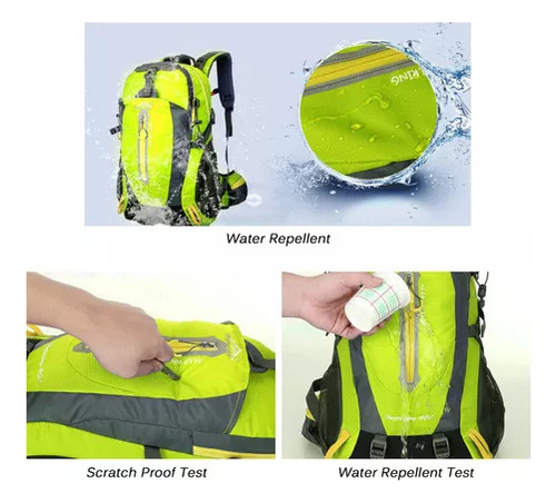 Mochila Trail Para Acampar, Senderismo, Viajes, Comodidad, 4