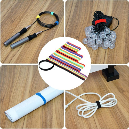 Bridas Para Cables, Gestion De Cables Reutilizables De 4+...