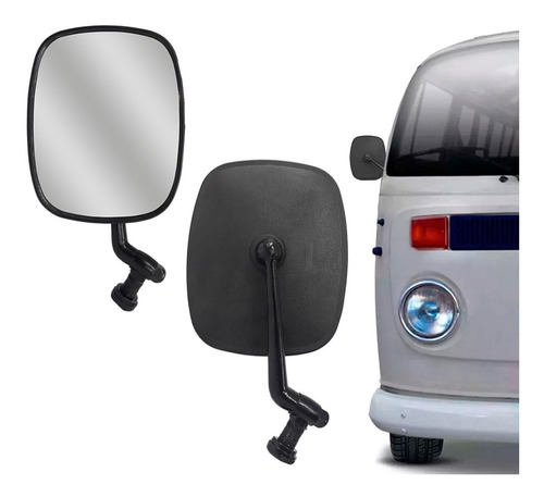 Par Retrovisor Kombi Clipper 1976 Até 1996 Pé De Ferro