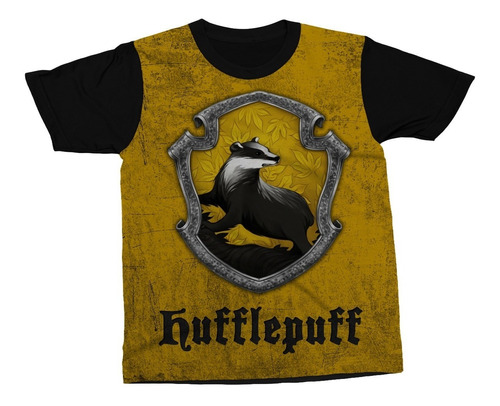 Kit Com 4 Camisetas Hogwarts Casas Harry Potter Camisa Blusa