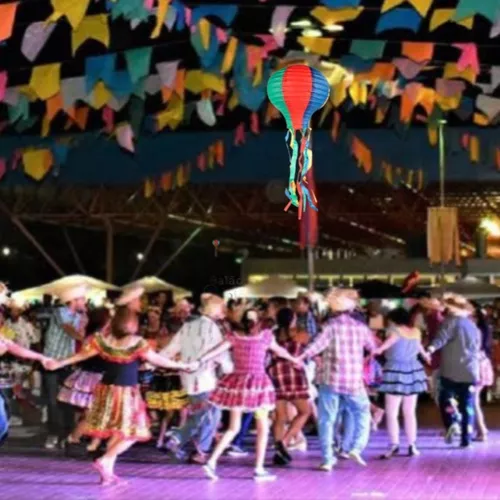 Balão Lanterna Pião Festa Junina 30cm