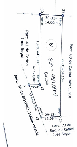 Lote Plano En Mendiolaza. Con Escritura. A Metros Del Centro