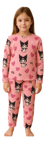 Pijama Invierno Polar Plush Peluche Niño Niña Personajes