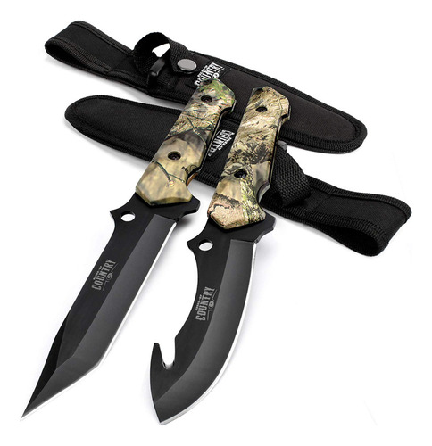 Cuchillo De Caza Mossy Oak Juego De Cuchillos De Caza De Hoj