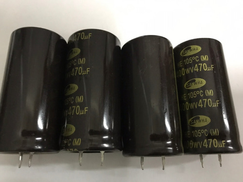 10un Capacitor Eletrolítico 470uf X 400v 105 Graus 105º