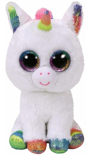 Ty Beanie Boos Pixy Unicornio Blanco