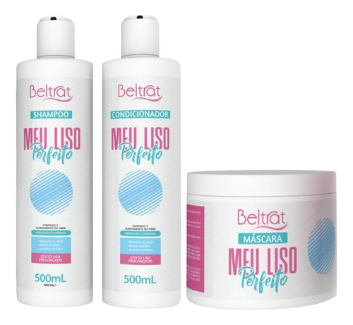 Kit Beltrat P/ Cabelo Liso Controle Alinhamento- Completo