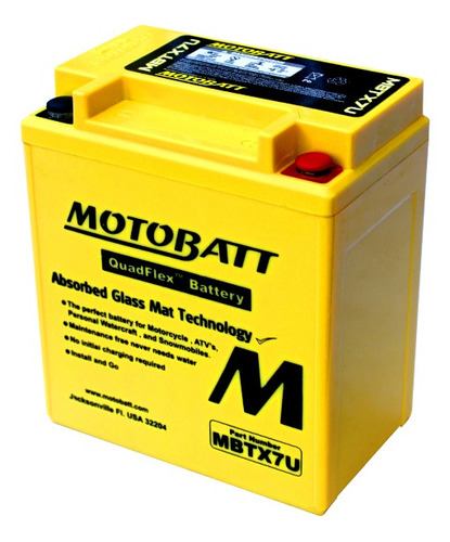 Bateria Motobatt Quadflex Honda Cb R Repsol 190 Cc